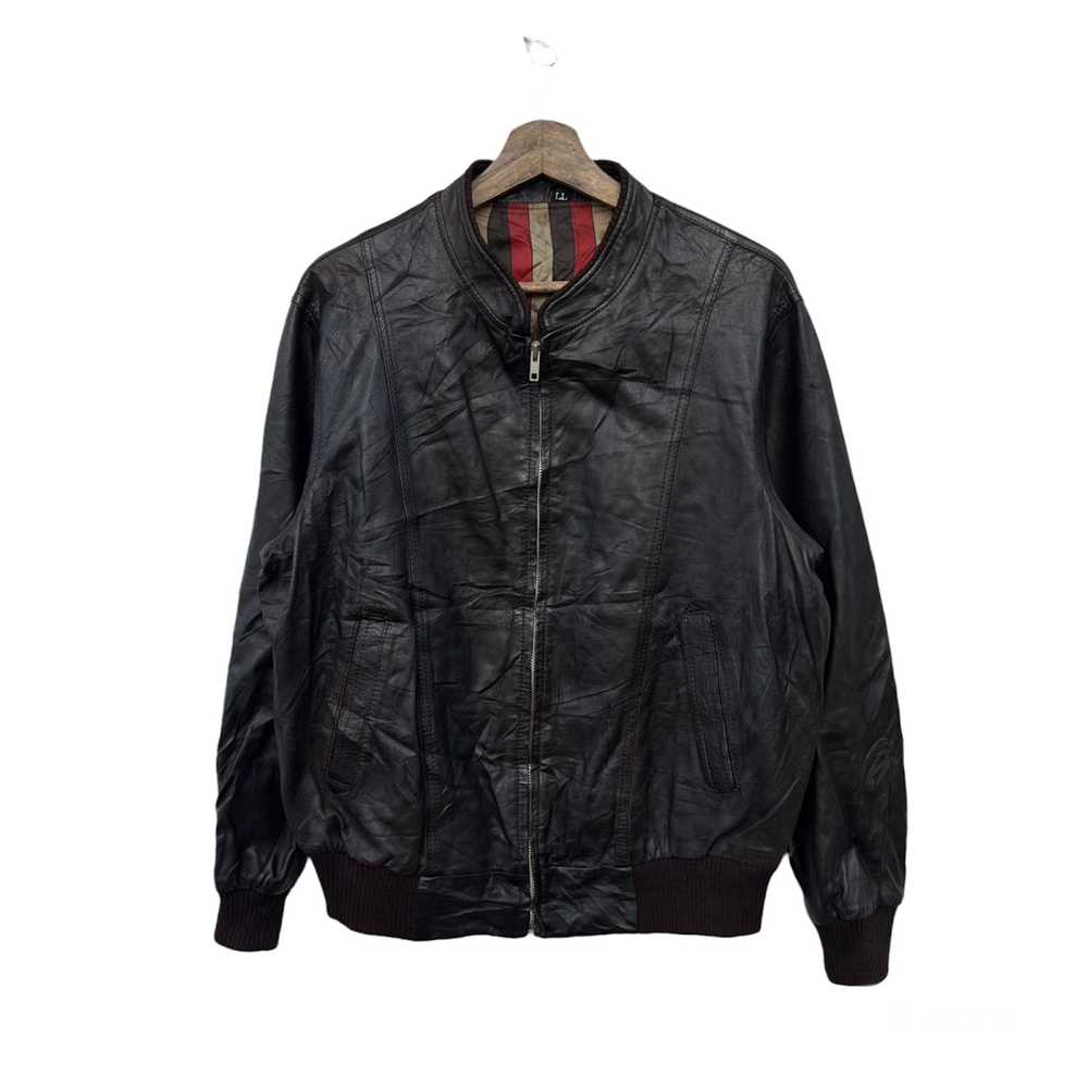 Japanese Brand × Leather Jacket RIDER JACKET ANGE… - image 1