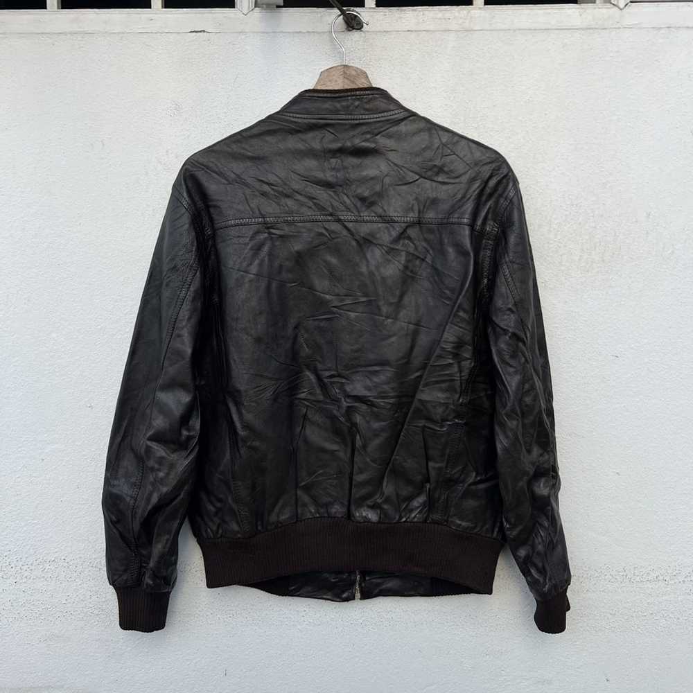 Japanese Brand × Leather Jacket RIDER JACKET ANGE… - image 7