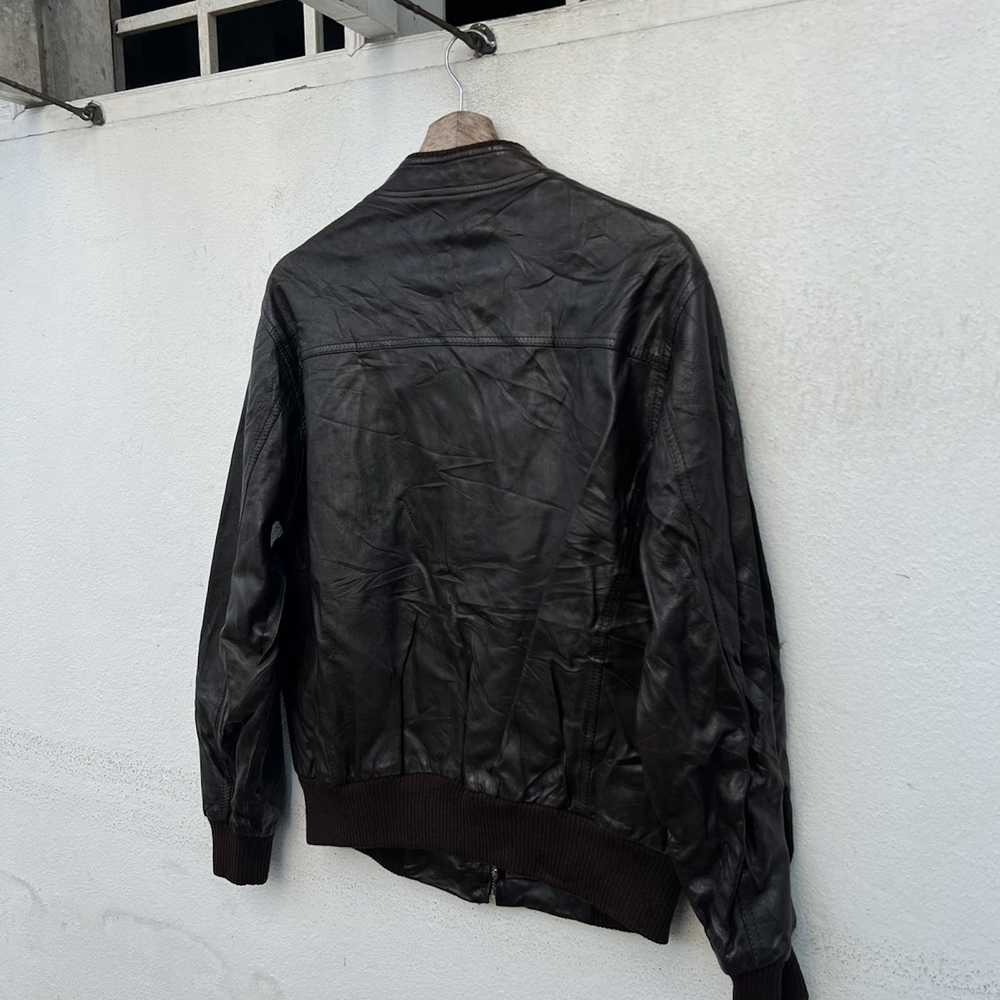 Japanese Brand × Leather Jacket RIDER JACKET ANGE… - image 8