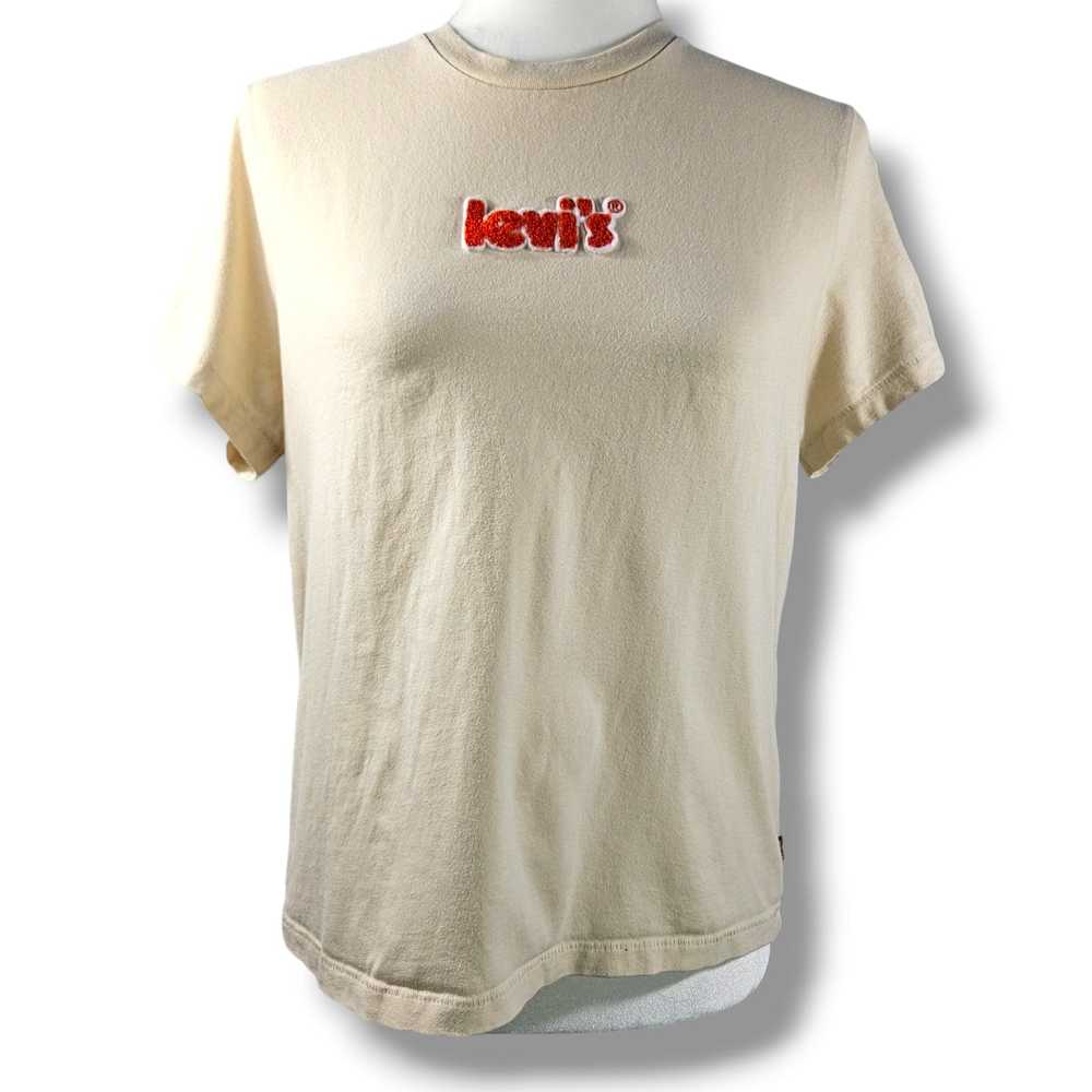 Levi's EUC Levi's Classic Logo Patch Cotton T-Shi… - image 2