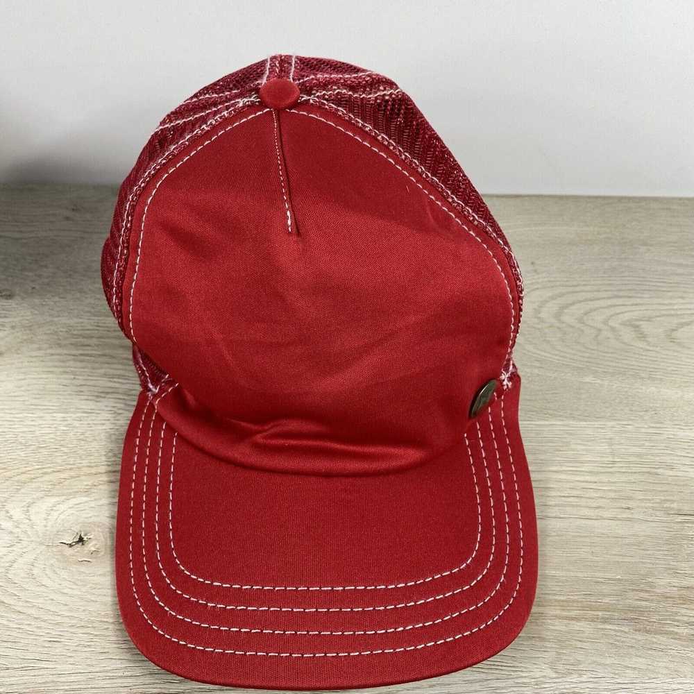 Other Red Hat Plain Hat Adult Size Red Adjustable… - image 2