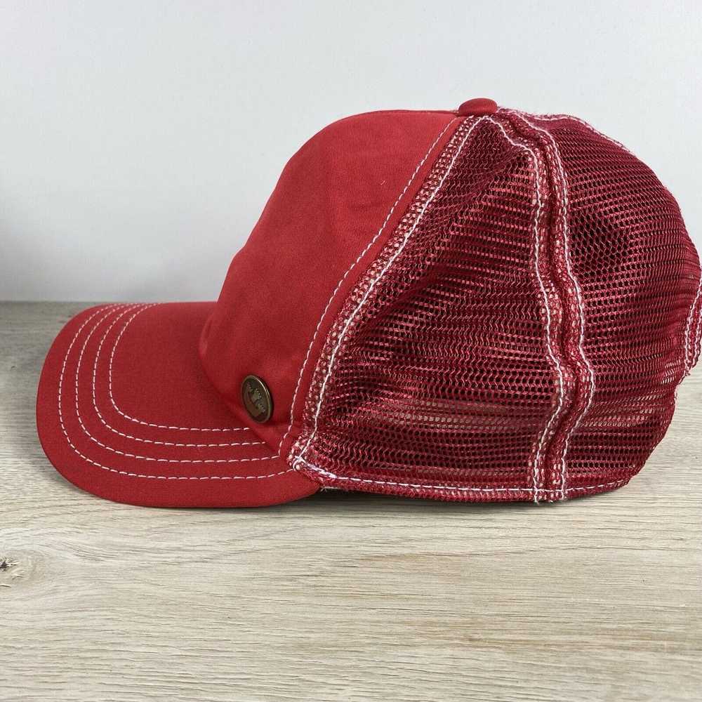 Other Red Hat Plain Hat Adult Size Red Adjustable… - image 3