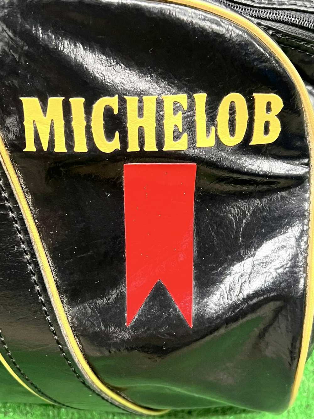 Leather × Rare × Vintage 70s Michelob Beer Leathe… - image 2