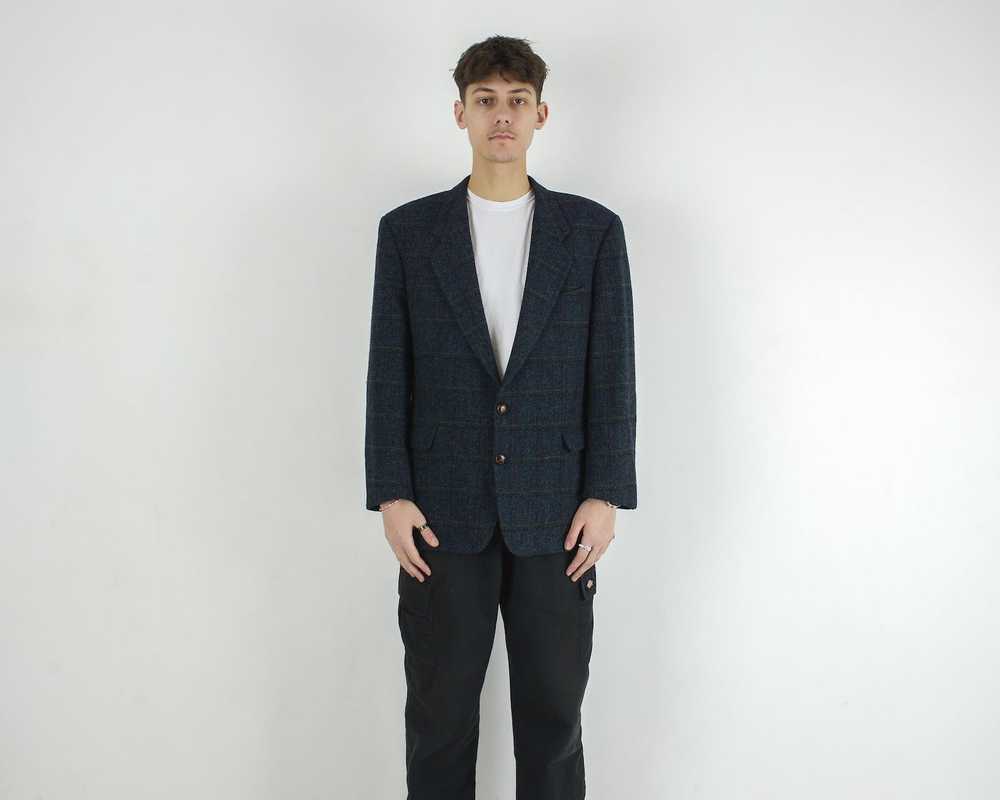 Harris Tweed × Vintage Atelier Torino Wool Blazer… - image 2