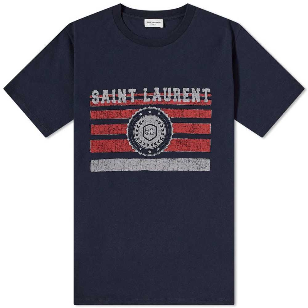 Saint Laurent Paris Saint Laurent Paris Flag Cres… - image 1