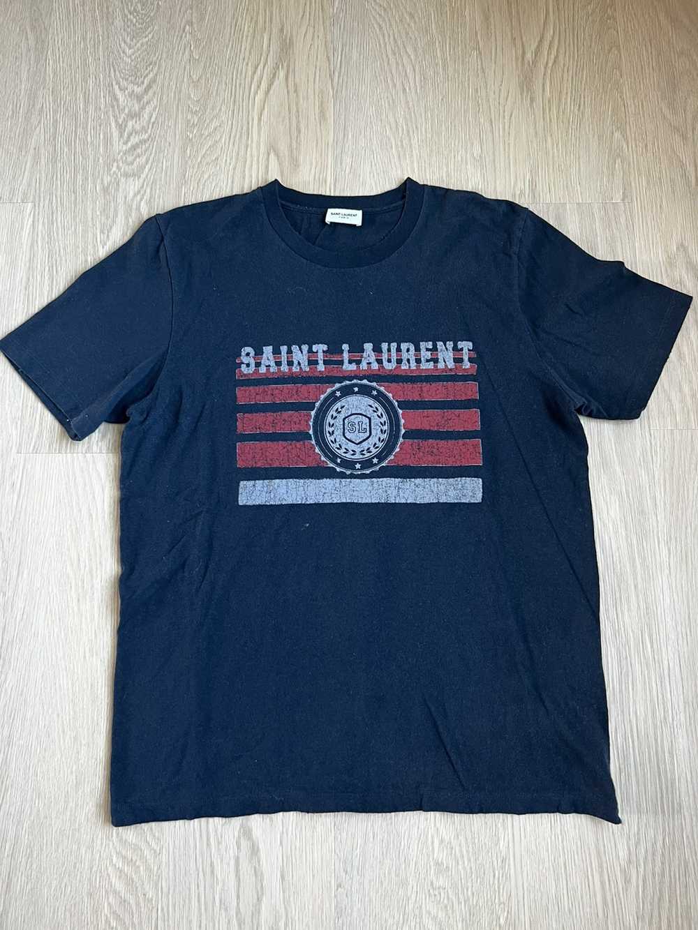 Saint Laurent Paris Saint Laurent Paris Flag Cres… - image 2