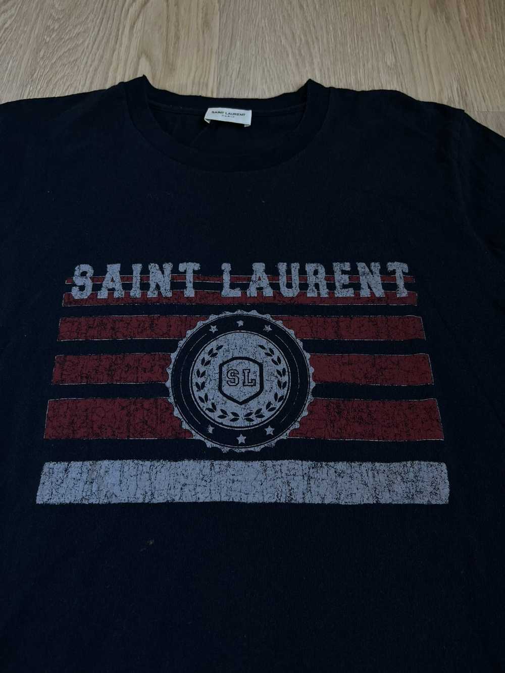 Saint Laurent Paris Saint Laurent Paris Flag Cres… - image 3