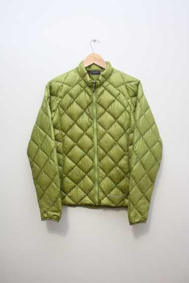montbell 800FP puffer jacket green Y2K-