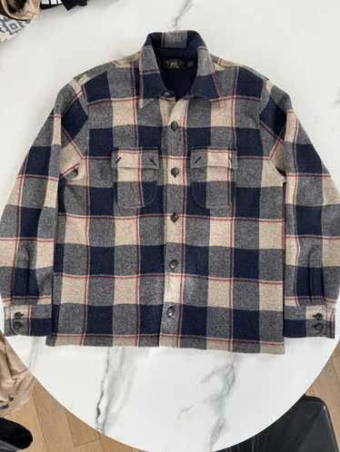 RRL Ralph Lauren Cashmere Wool Button Up