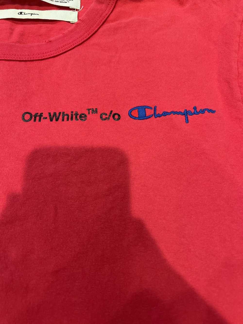 Off-White Off White Champion T-Shirt XS - image 4