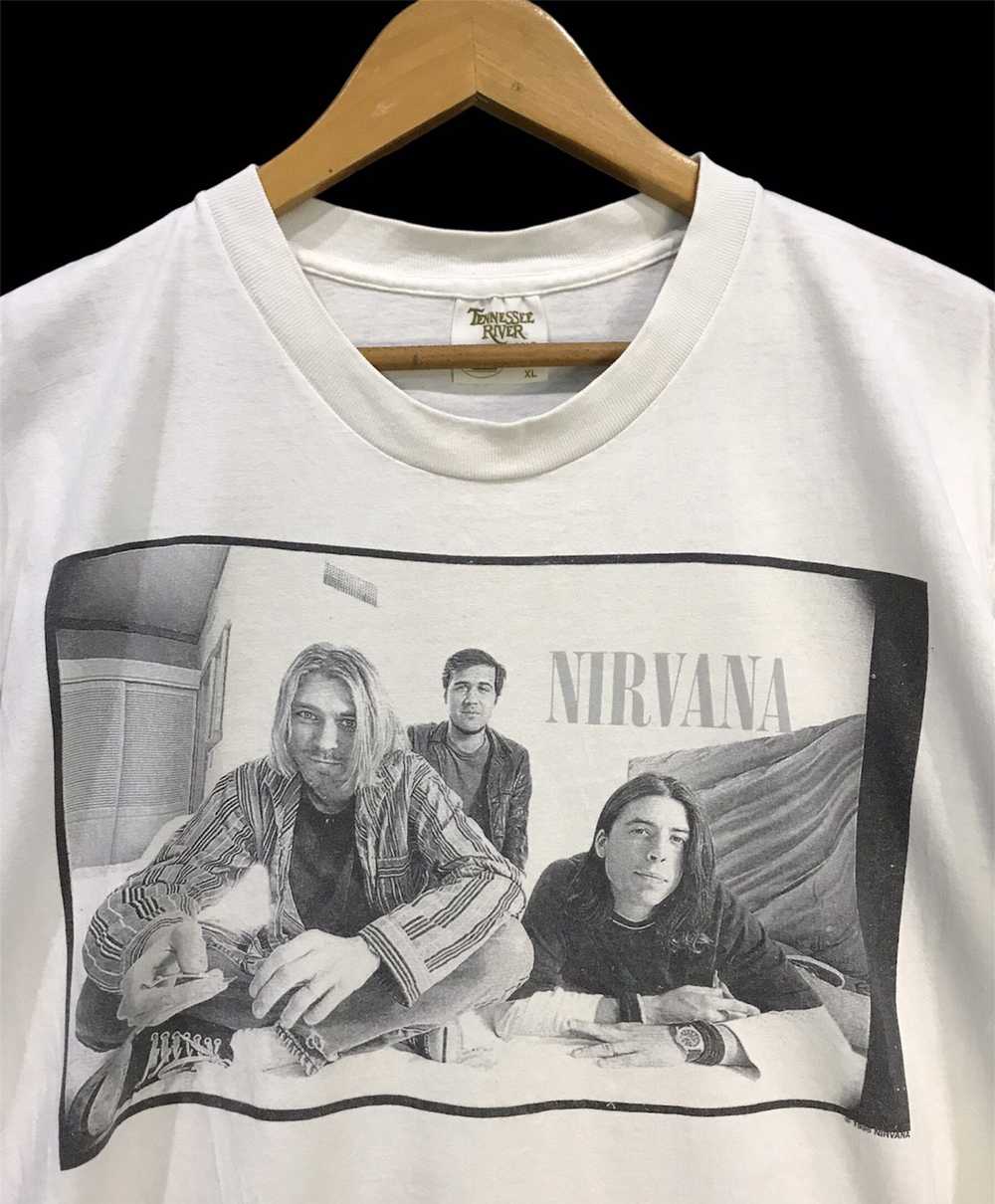 Band Tees × Nirvana Vintage 1996 Nirvana Portrait… - image 2