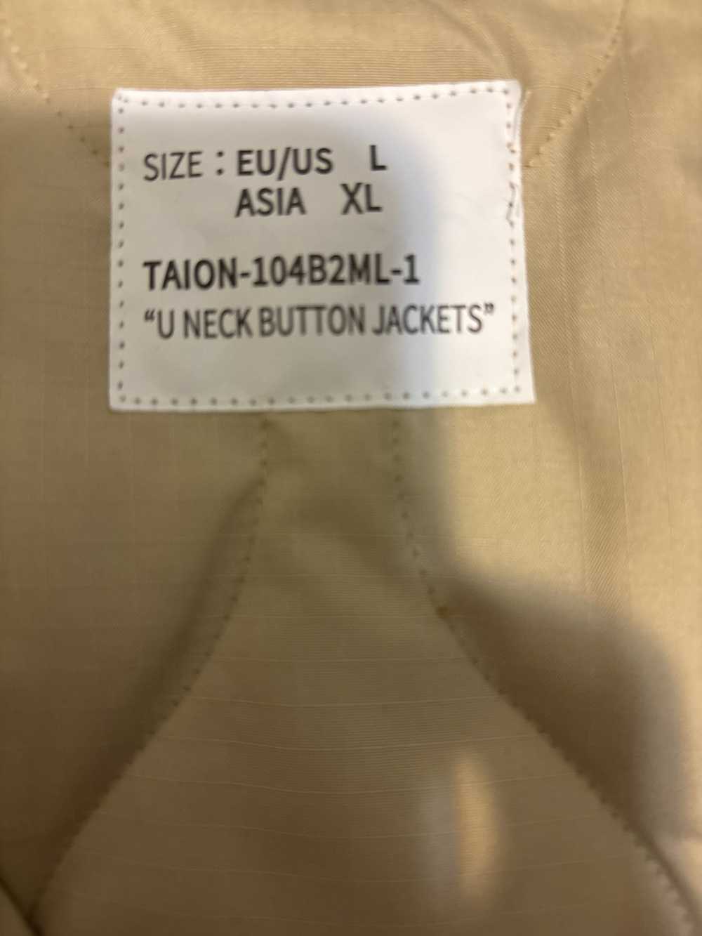 Taion × Talon Taion wave quilt liner jacket gold - image 4