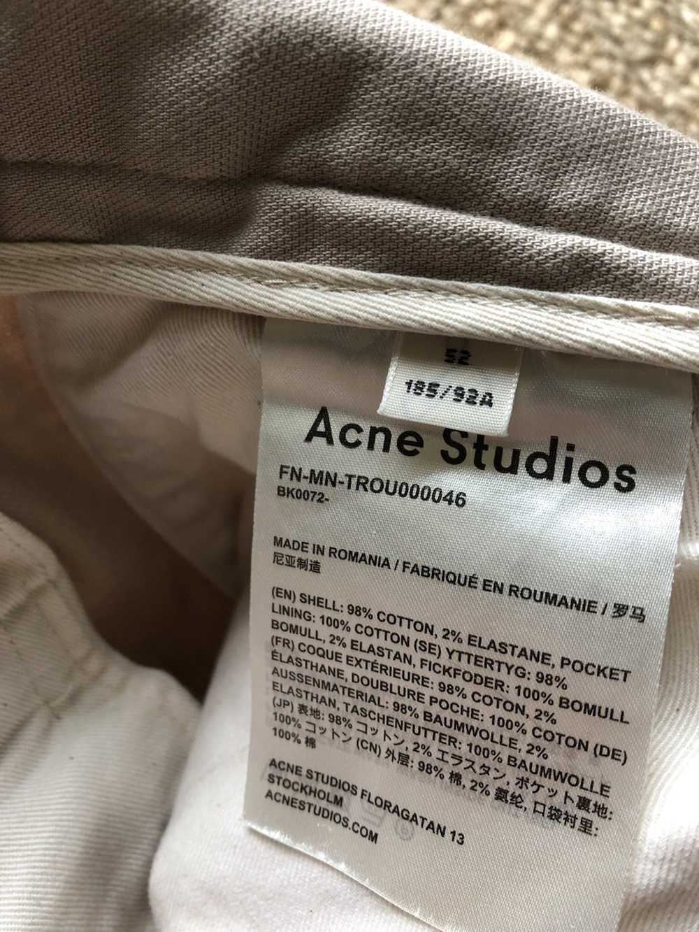 Acne Studios Acne Studios Pierre Cropped Pleated … - image 3