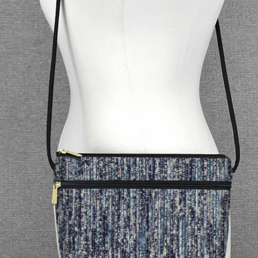 Vintage blue cloth purse - Danny K Beverly Hills - image 1