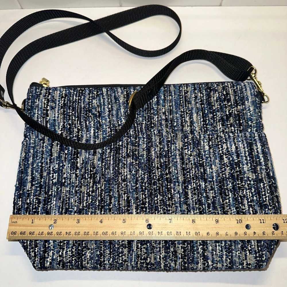 Vintage blue cloth purse - Danny K Beverly Hills - image 8