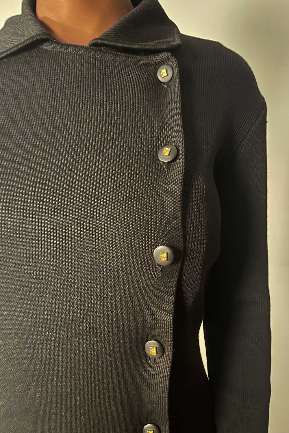 Fendi Black Wool Blend 3-PC Skirt Set - image 5