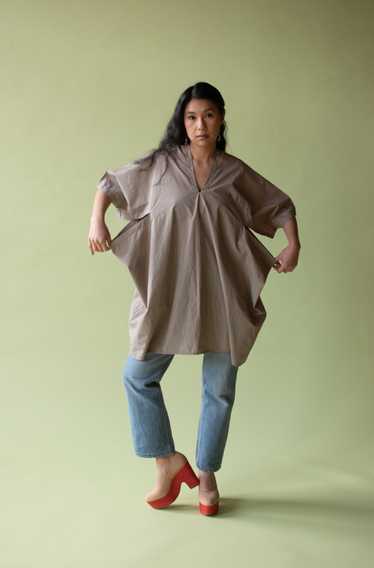 Beige Cut Out Tunic