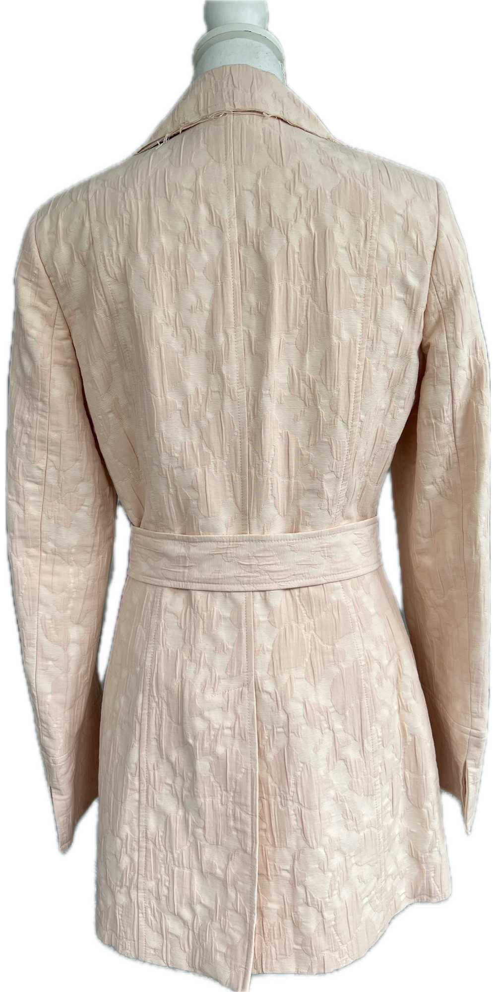 Motivi Vintage Pink Raw Edge Coat with Belt, 8 - image 7