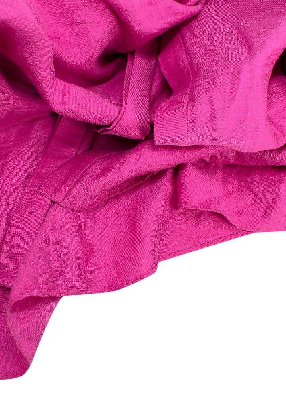 Acler Acler Linen-Blend Cranhurst Midi Dress - image 10