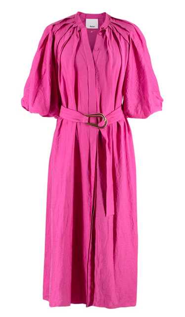 Acler Acler Linen-Blend Cranhurst Midi Dress - image 1