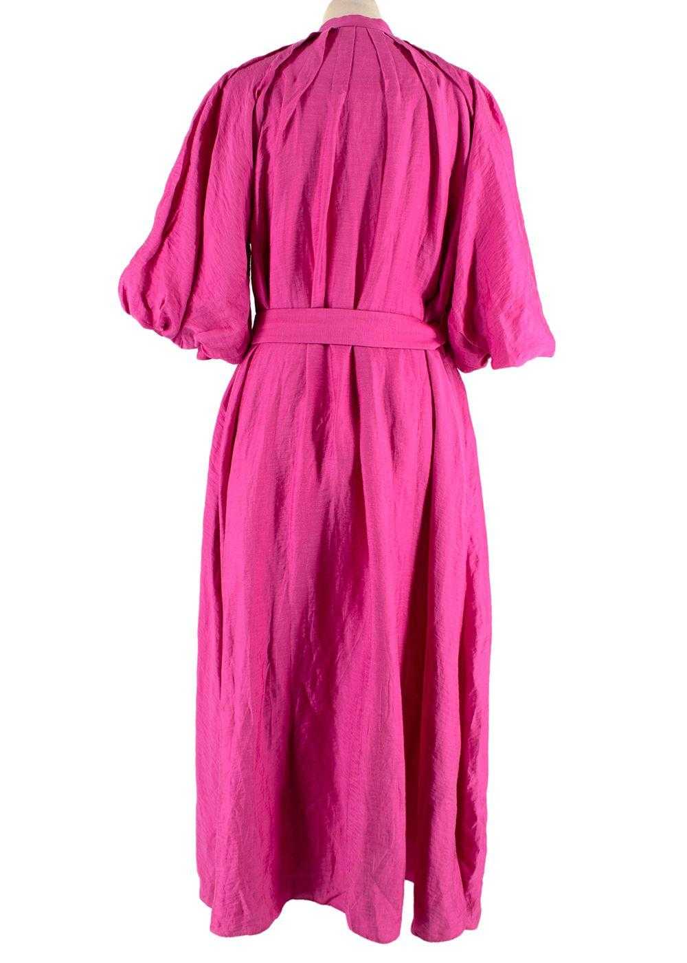 Acler Acler Linen-Blend Cranhurst Midi Dress - image 3