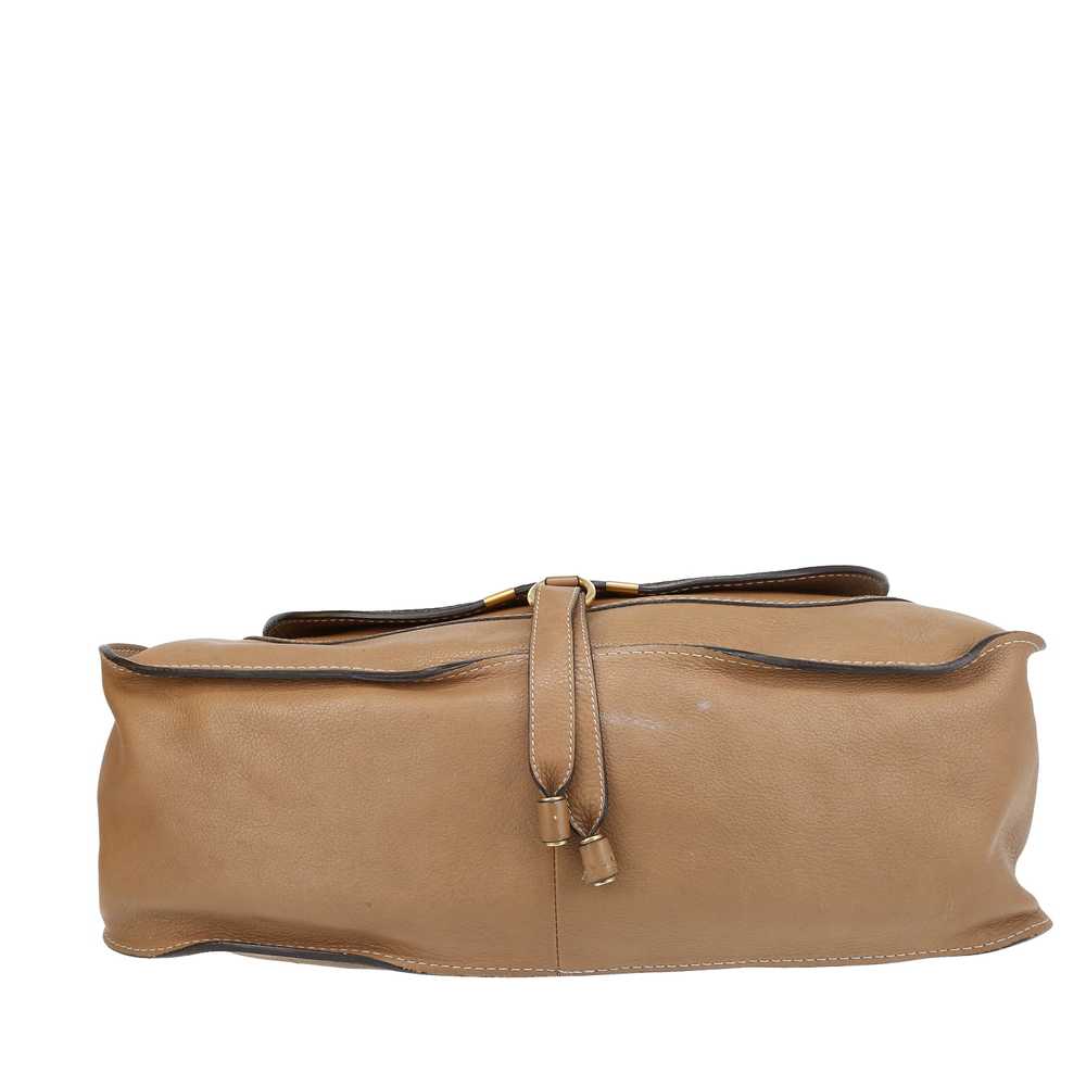 Chloé Marcie handbag in brown grained leather Col… - image 4
