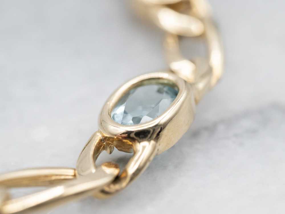 Rainbow Gemstone Link Bracelet - image 4