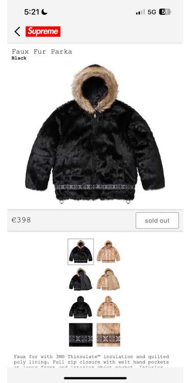 Supreme supreme black faux - Gem Supreme supreme black faux - Gem