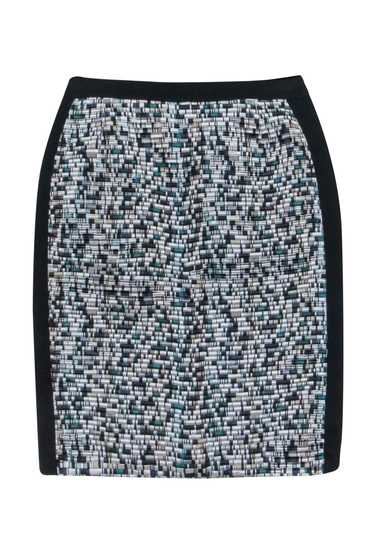 Hugo Boss - Black Pencil Skirt w/ Metallic Pattern