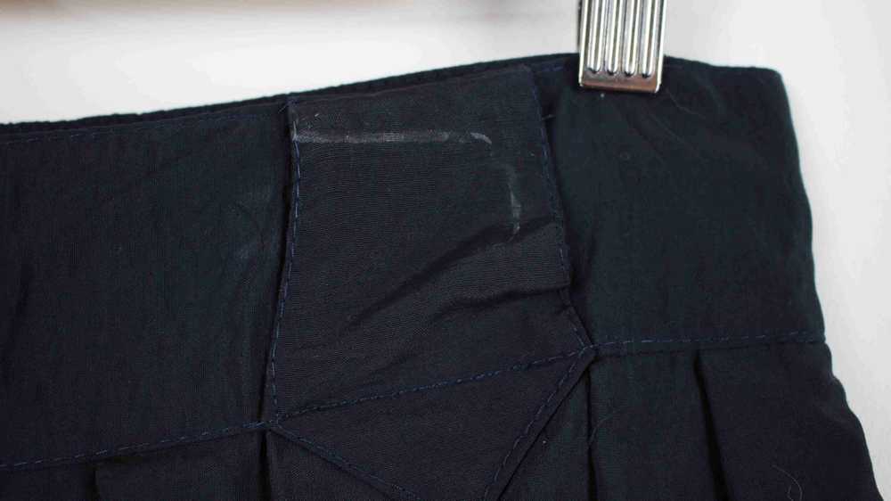 80's skirt - Navy blue midi skirt Made in France … - image 7