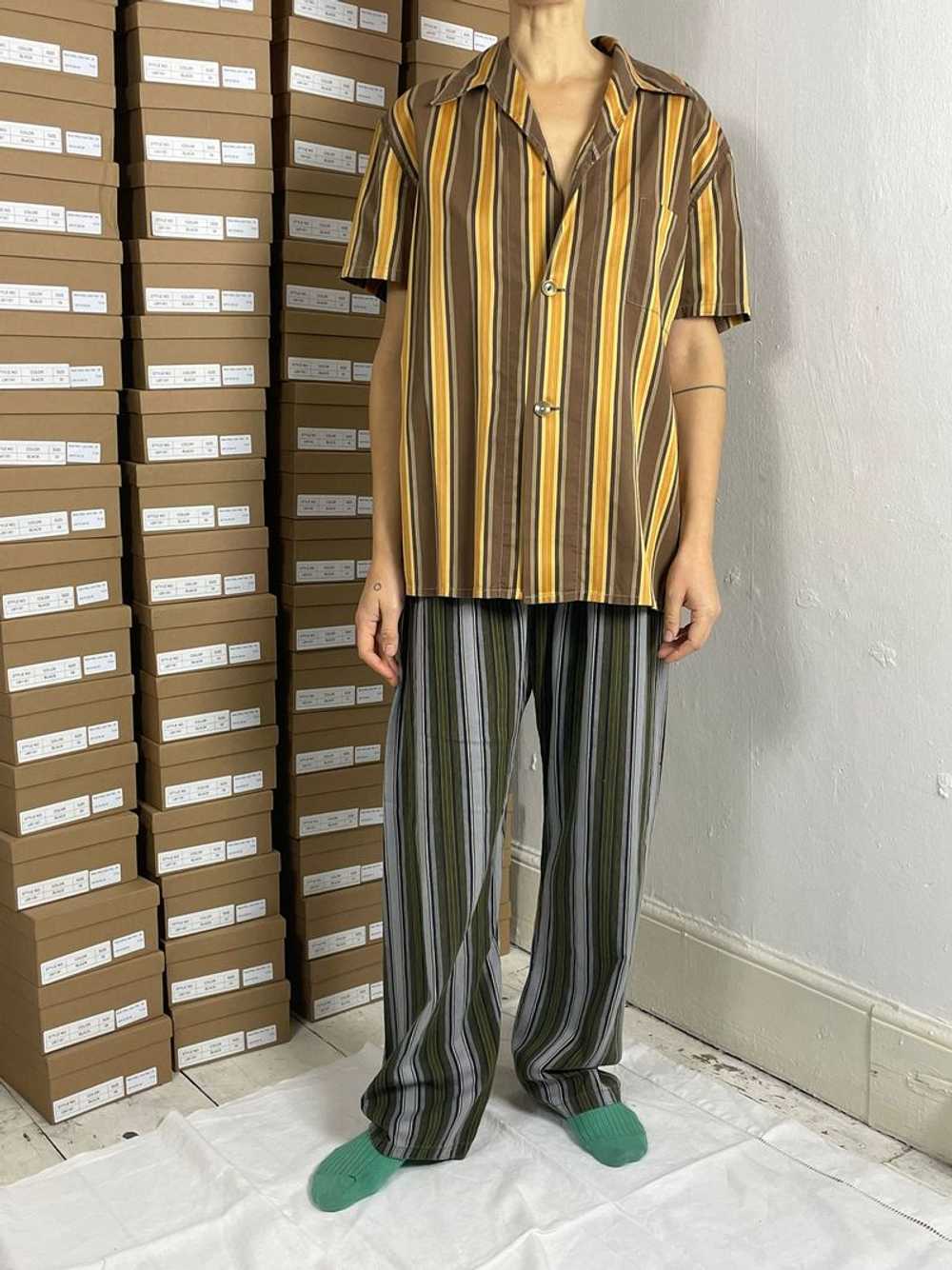 Mix Match Vintage Pyjama Set - Gold/Khaki - image 1