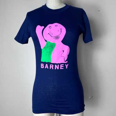 1990s Barney the Dinosaur T-Shirt, BTU Size X-Sma… - image 1