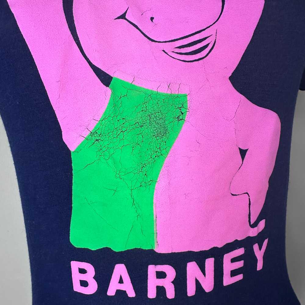 1990s Barney the Dinosaur T-Shirt, BTU Size X-Sma… - image 5