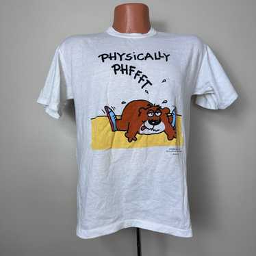 1980s Physically Phffft T-Shirt, Shoebox Greeting… - image 1