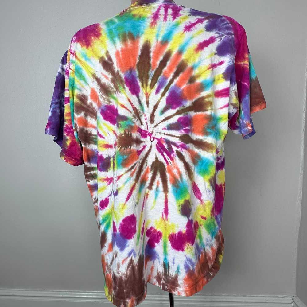 1990s The Rainforests are Burning Tie Dye T-Shirt… - image 3