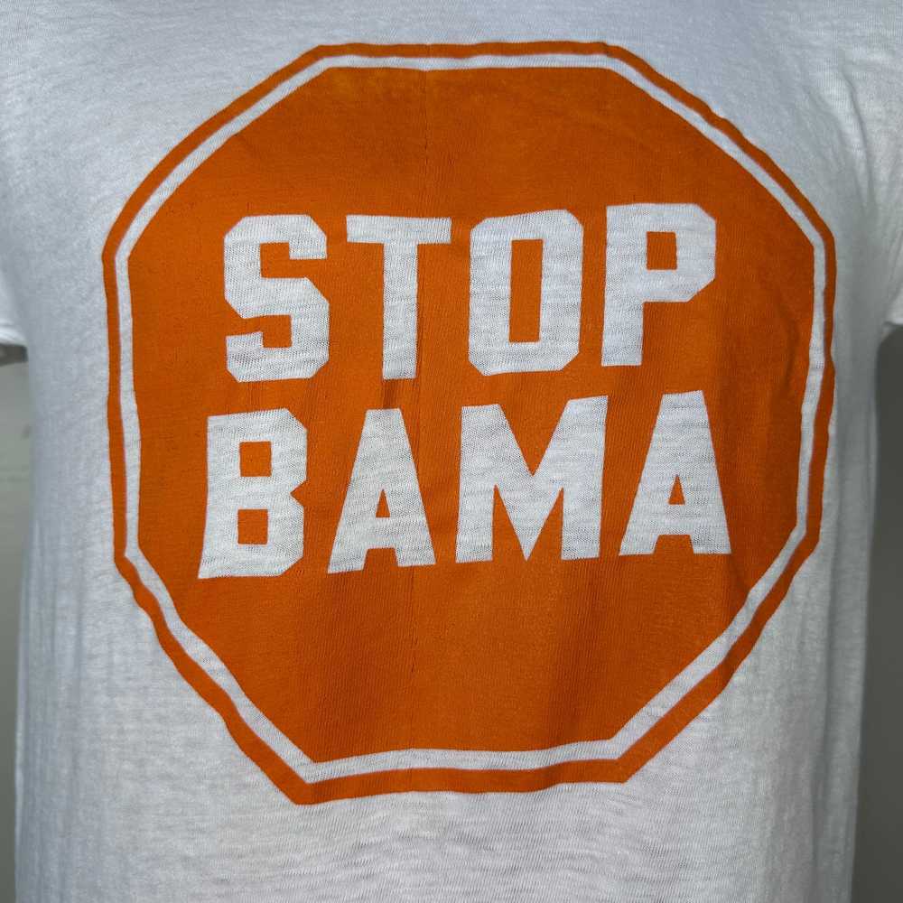 1970s Stop Bama T-Shirt, Healthknit Size Small, U… - image 2