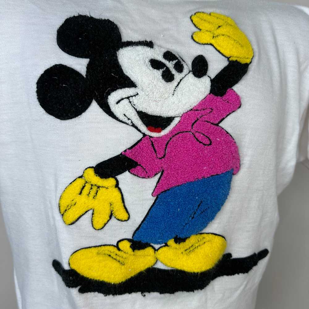 1980s Mickey Mouse T-Shirt, Sunday Comics Size Me… - image 2