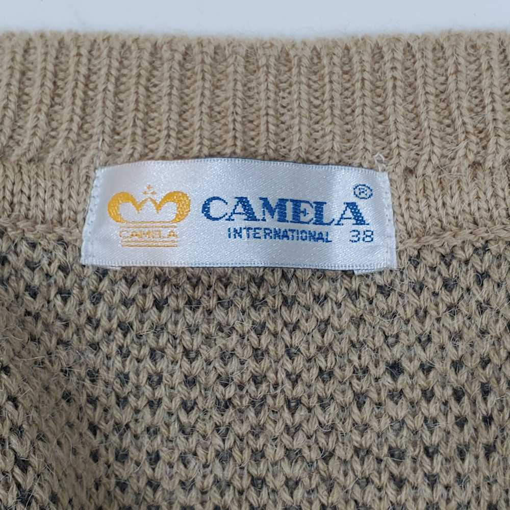 Camela Knited Button Up Sweater Size 38 - image 4