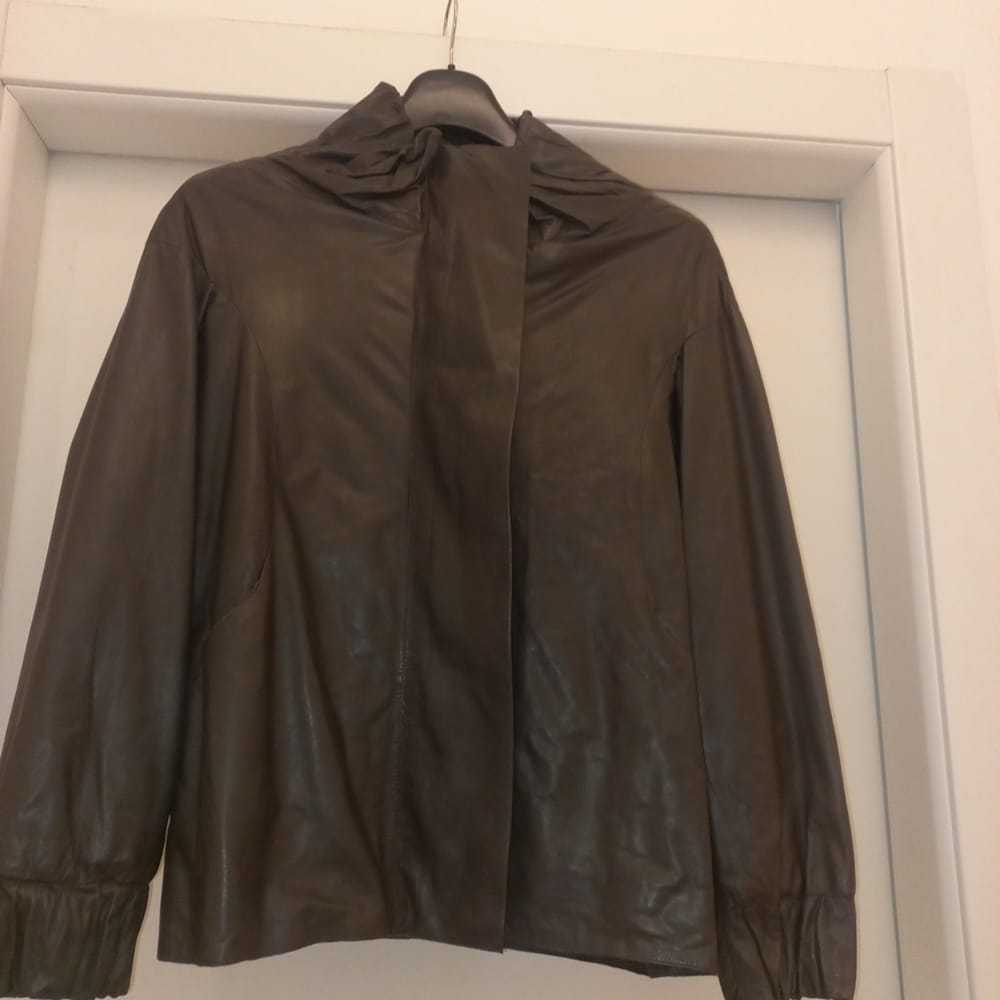 Marni Leather biker jacket - image 3