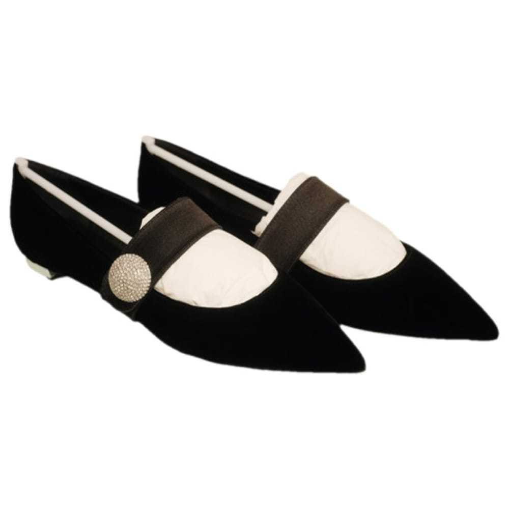 Aquazzura Velvet flats - image 1