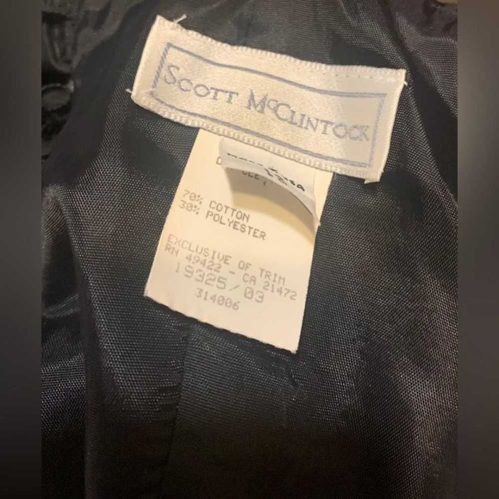 VINTAGE SCOTT MCCLINTOCK BEADED COCKTAIL DRESS SI… - image 12