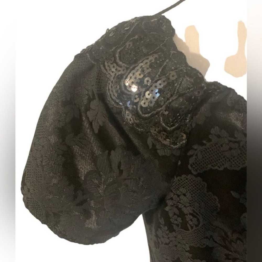 VINTAGE SCOTT MCCLINTOCK BEADED COCKTAIL DRESS SI… - image 9