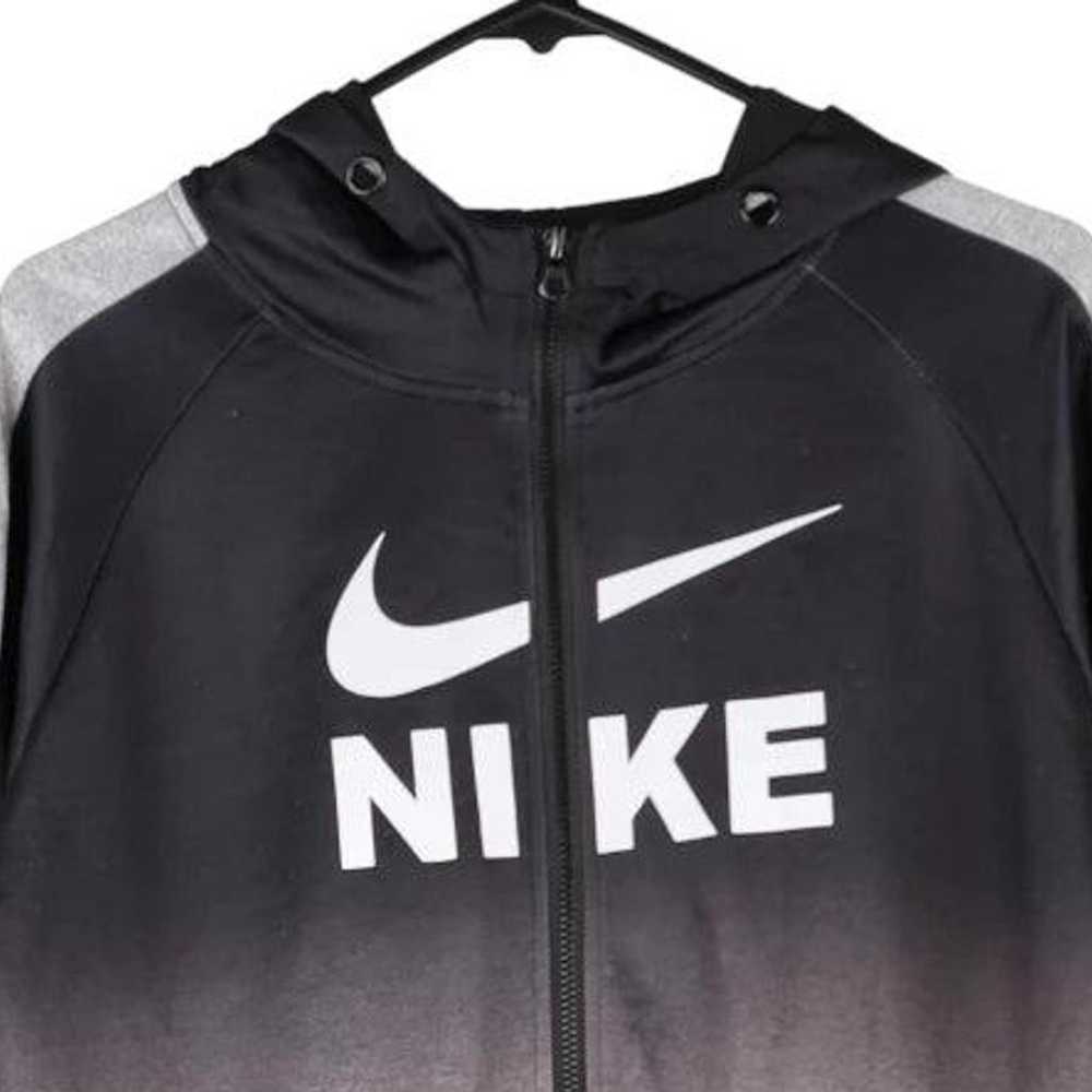 Bootleg Nike Hoodie - Small Grey Polyester Blend - image 3