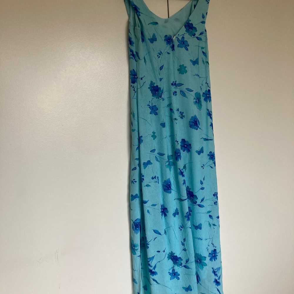 Vintage Kamali & Co Floral Butterfly Maxi Dress y… - image 4