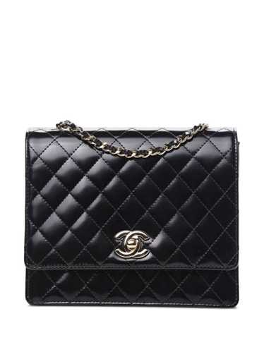 CHANEL Pre-Owned 2013-2014 Boy Chanel wallet-on-chain bag - Black