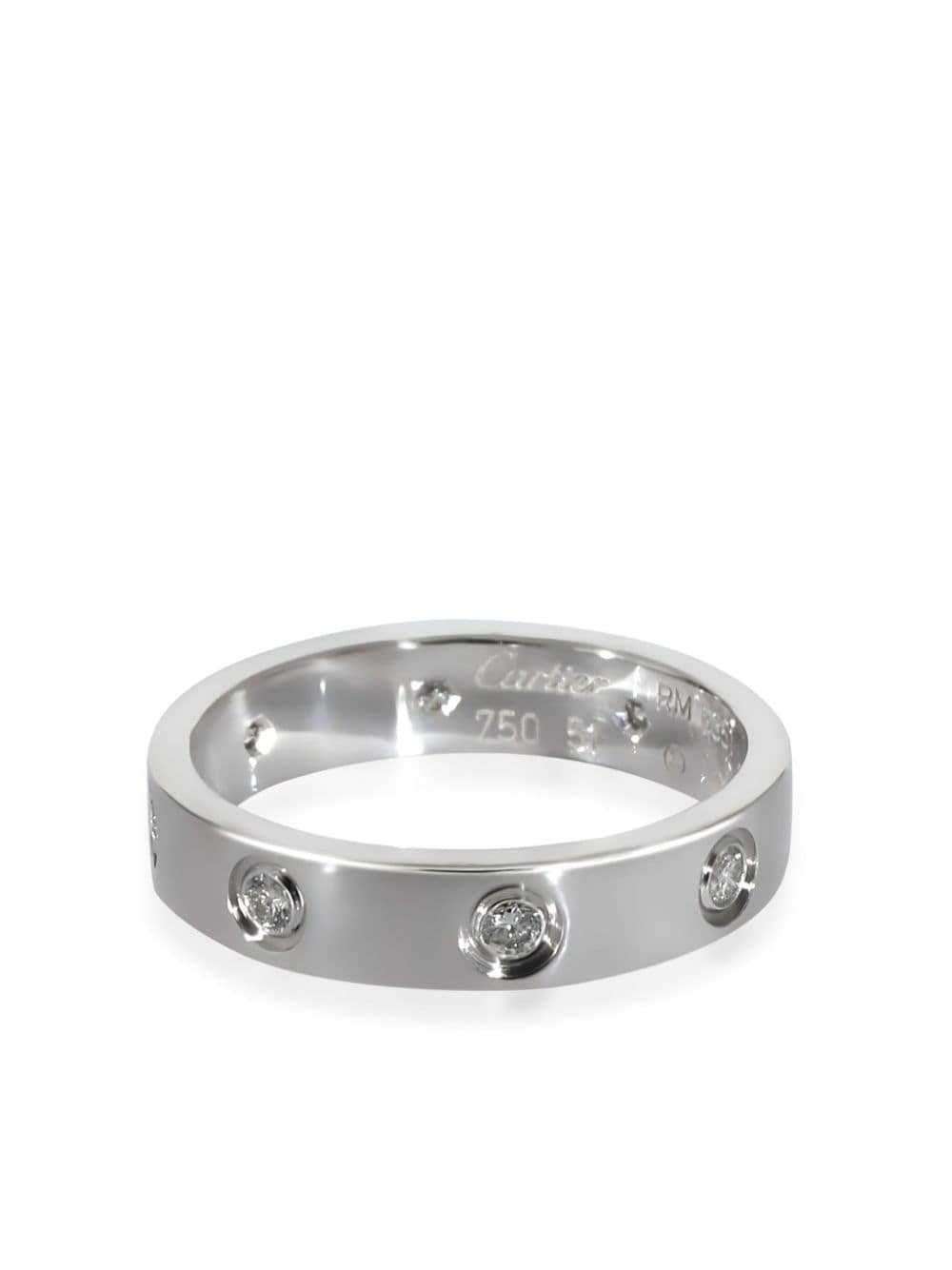 Cartier 18kt white gold Love diamond ring - Silver - image 1