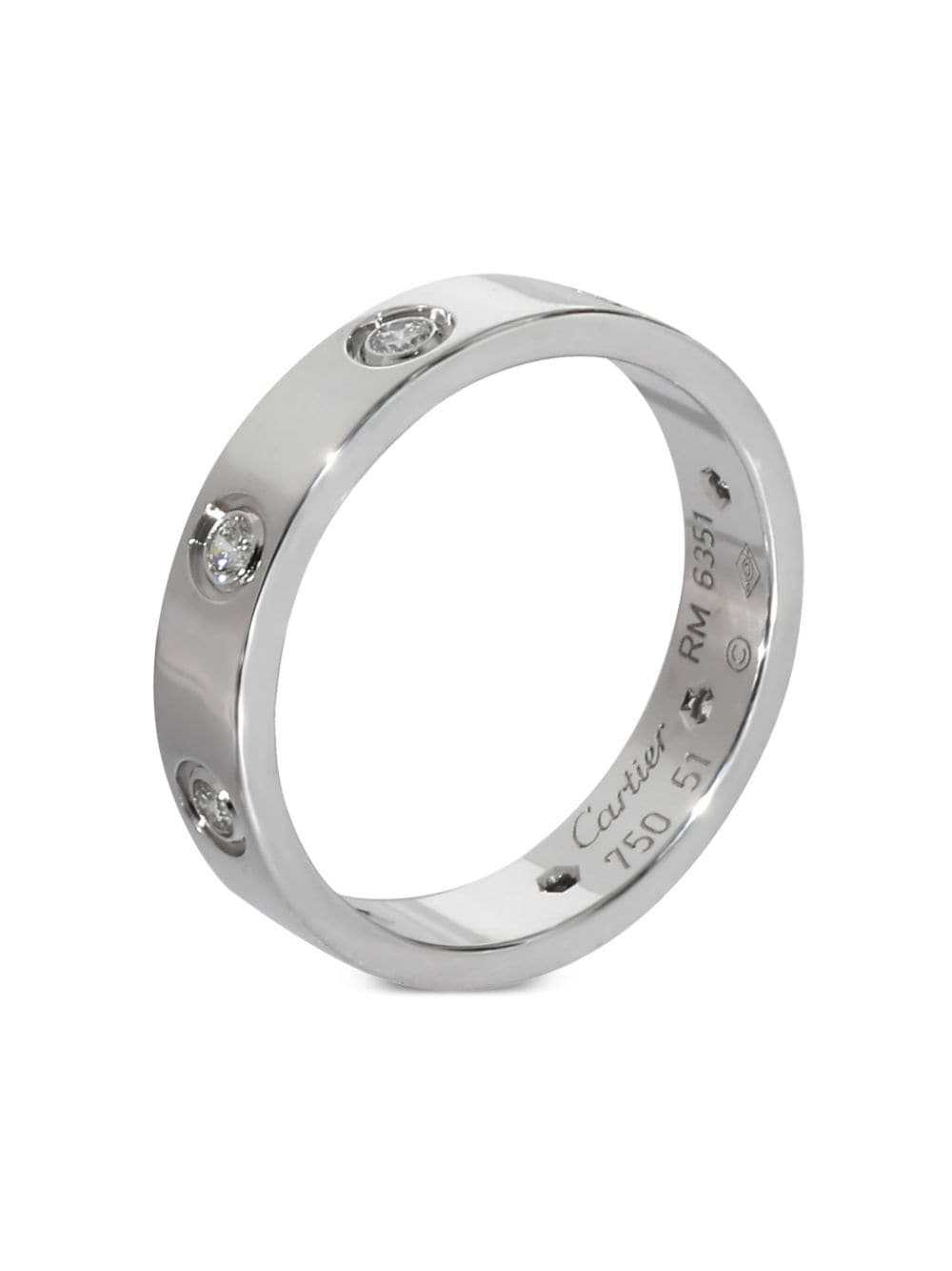 Cartier 18kt white gold Love diamond ring - Silver - image 3