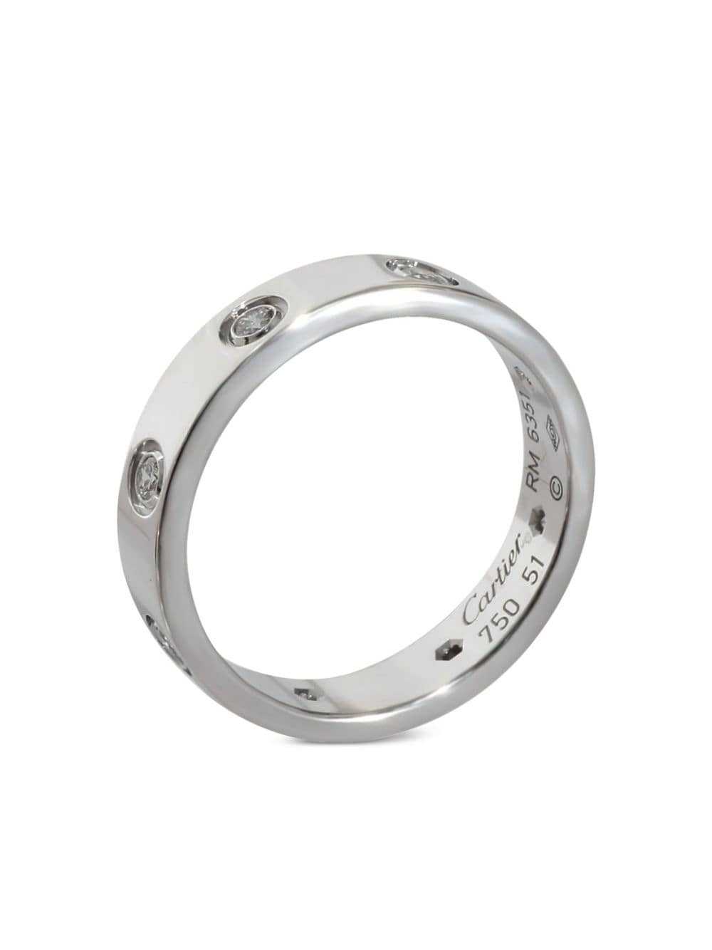 Cartier 18kt white gold Love diamond ring - Silver - image 4