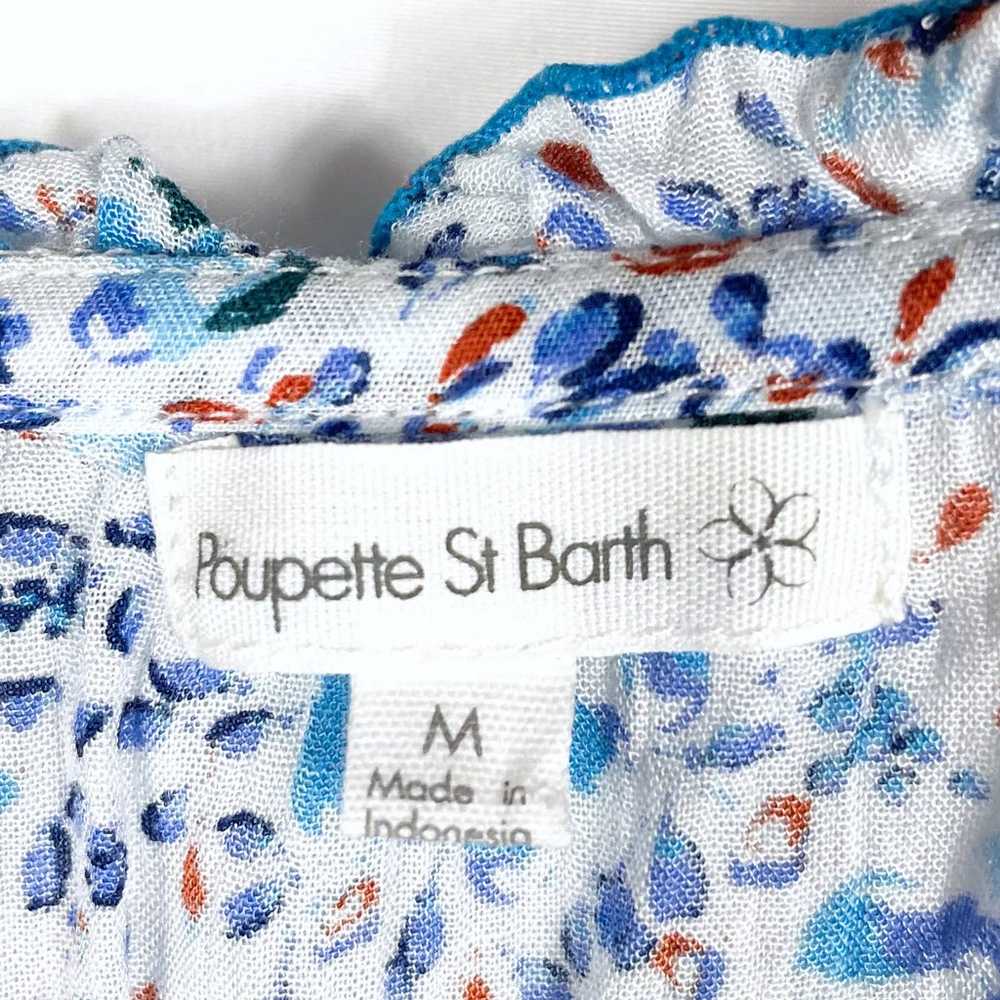 Poupette St Barth Amora Tassel Mini Dress Blue Re… - image 4