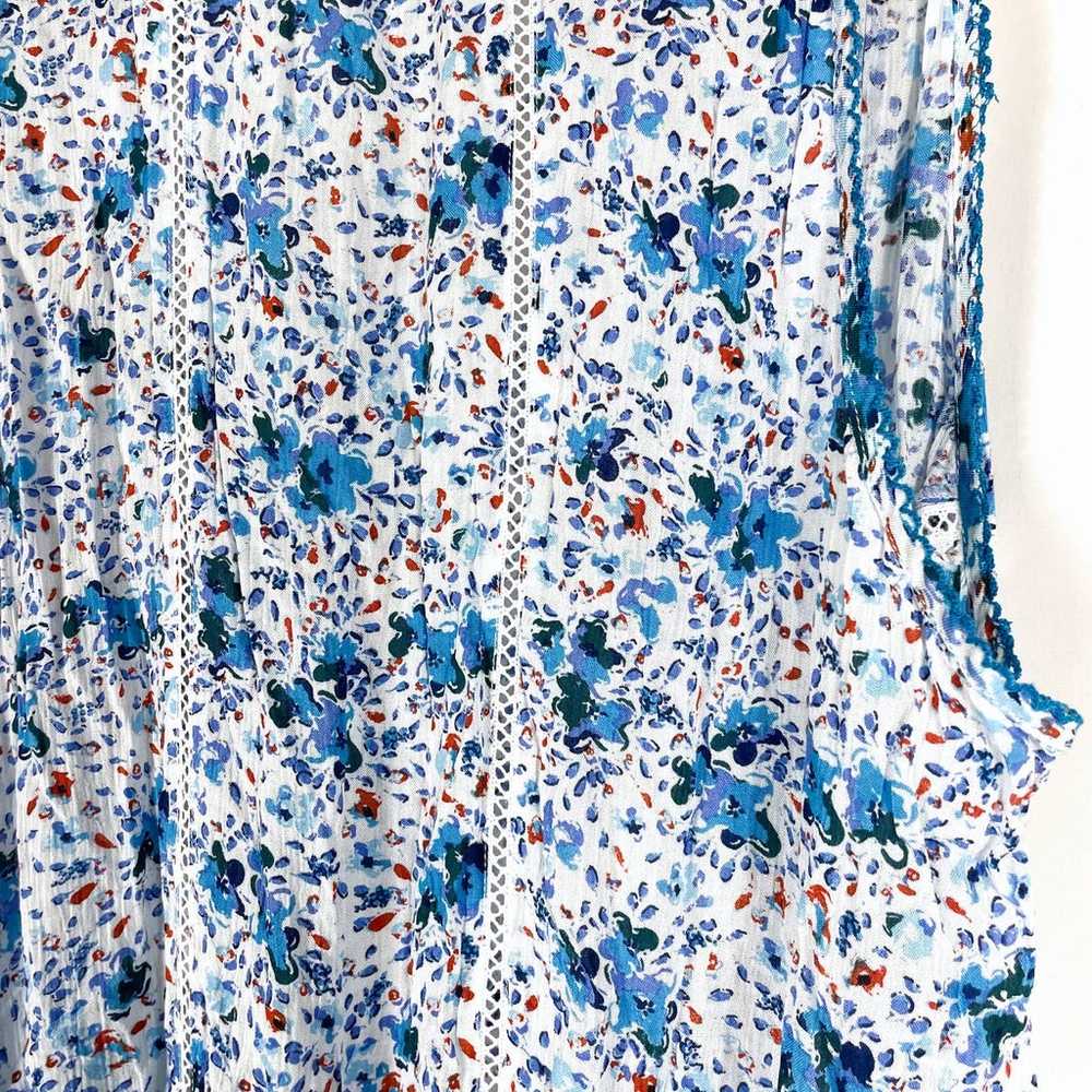 Poupette St Barth Amora Tassel Mini Dress Blue Re… - image 6